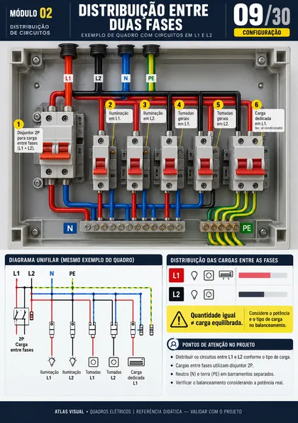 Esquema de ligação — Inclusão de DR em quadro existente