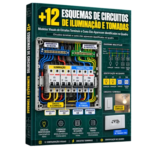 Bônus 2 — +12 esquemas de circuitos de iluminação e tomadas
